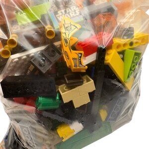 Mixed LEGO Bricks & Parts Assorted Lot 22 Oz Bulk in Zip Bag